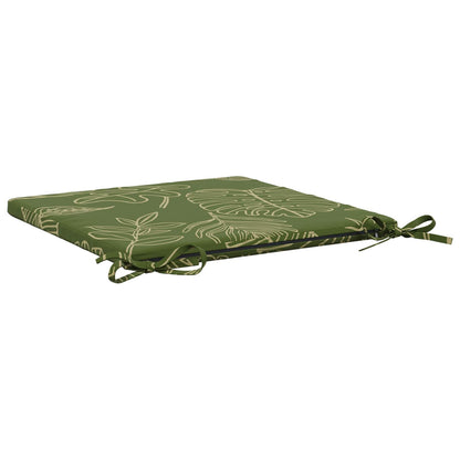 vidaXL 4-Piece Seat Cushions SOEST 4 pcs 100% Polyester Leaf Design