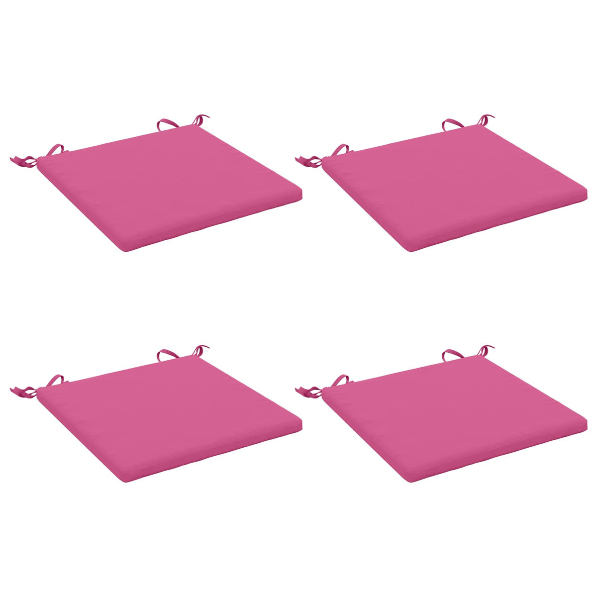 vidaXL 4-Piece Seat Cushions SOEST 4 pcs 100% Polyester Pink