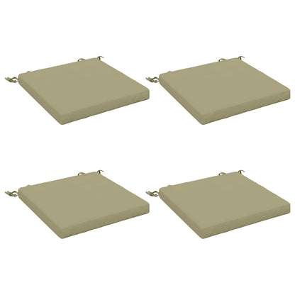 vidaXL 4-Piece Seat Cushions SOEST 4 pcs 100% Polyester Light Green