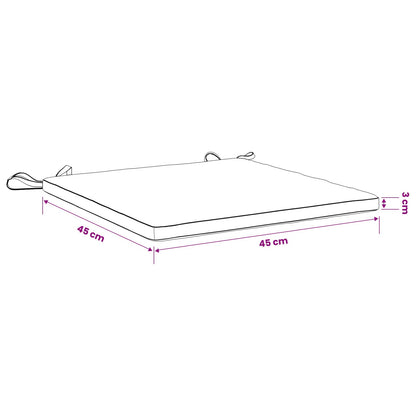 vidaXL 4-Piece Seat Cushions SOEST 4 pcs 100% Polyester Taupe