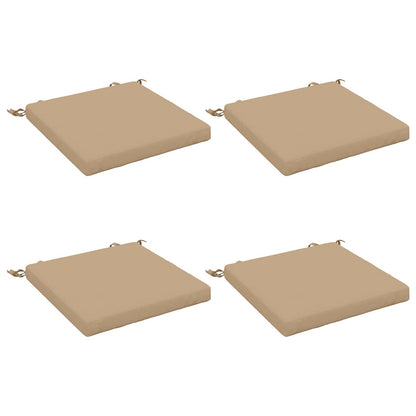 vidaXL 4-Piece Seat Cushions SOEST 4 pcs 100% Polyester Sand