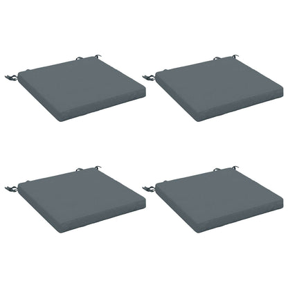vidaXL 4-Piece Seat Cushions SOEST 4 pcs 100% Polyester Blue