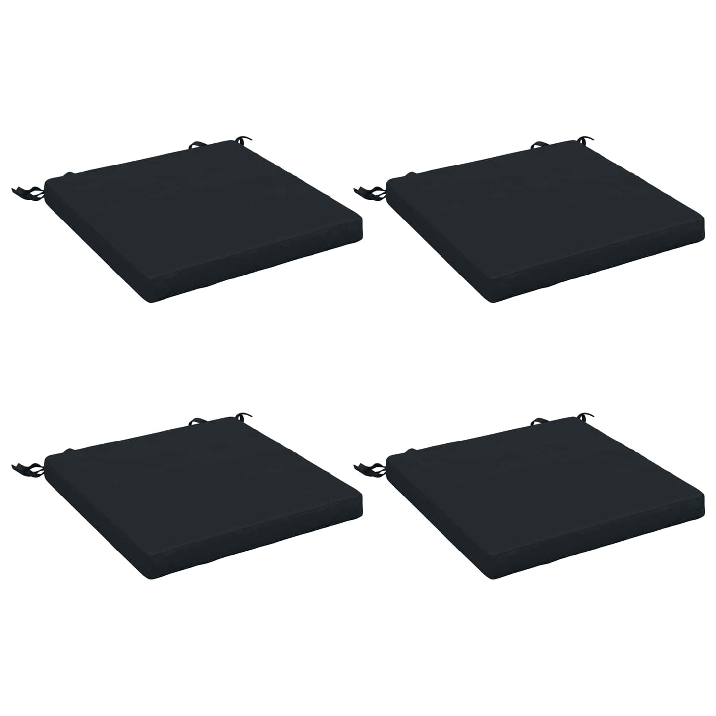 vidaXL 4-Piece Seat Cushions SOEST 4 pcs 100% Polyester Dark Blue