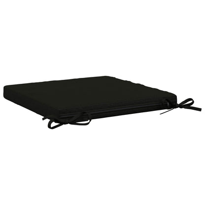 vidaXL 4-Piece Seat Cushions SOEST 4 pcs 100% Polyester Black
