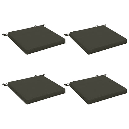 vidaXL 4-Piece Seat Cushions SOEST 4 pcs 100% Polyester Anthracite