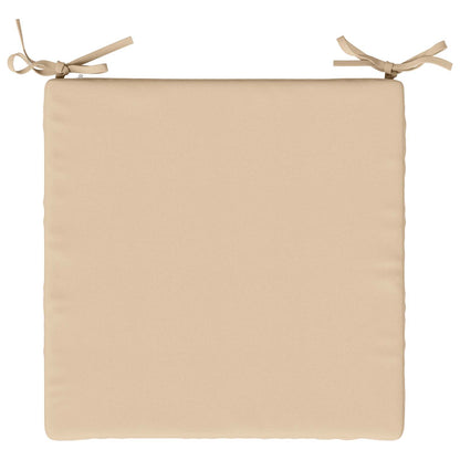 vidaXL 4-Piece Seat Cushions SOEST 4 pcs 100% Polyester Cream