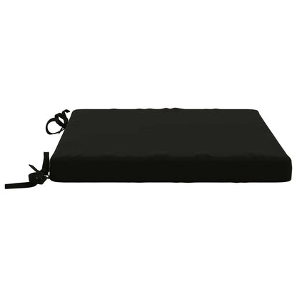 vidaXL 4-Piece Seat Cushions SOEST 4 pcs 100% Polyester Black