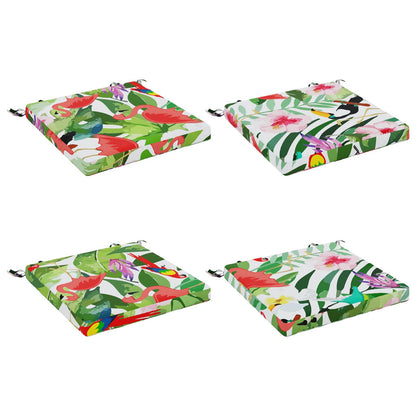 vidaXL 4-Piece Seat Cushions SOEST 4 pcs 100% Polyester Multicolour