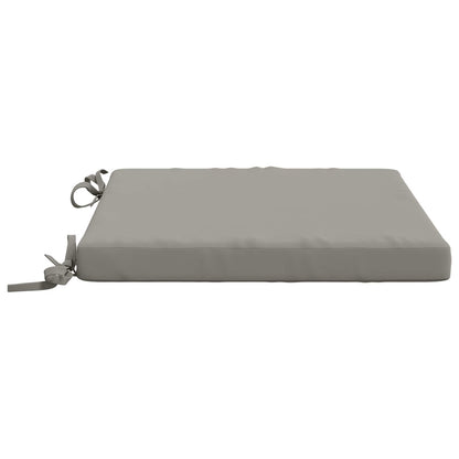 vidaXL 4-Piece Seat Cushions SOEST 4 pcs 100% Polyester Grey