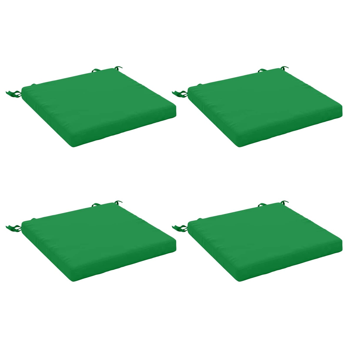 vidaXL 4-Piece Seat Cushions SOEST 4 pcs 100% Polyester Green