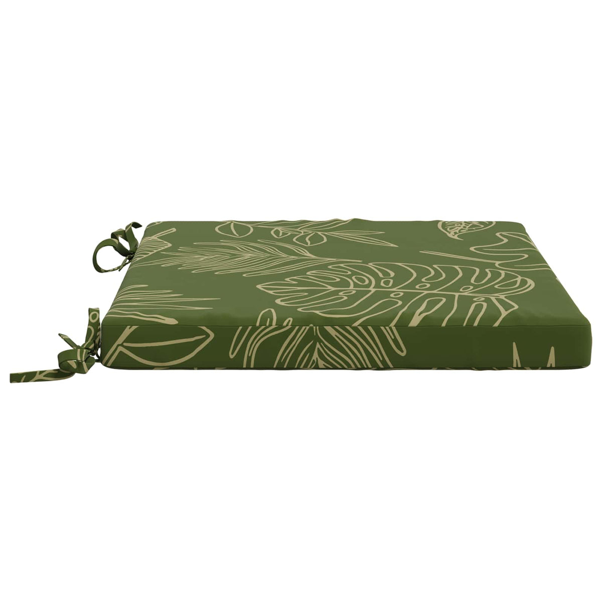 vidaXL 4-Piece Seat Cushions SOEST 4 pcs 100% Polyester Leaf Design