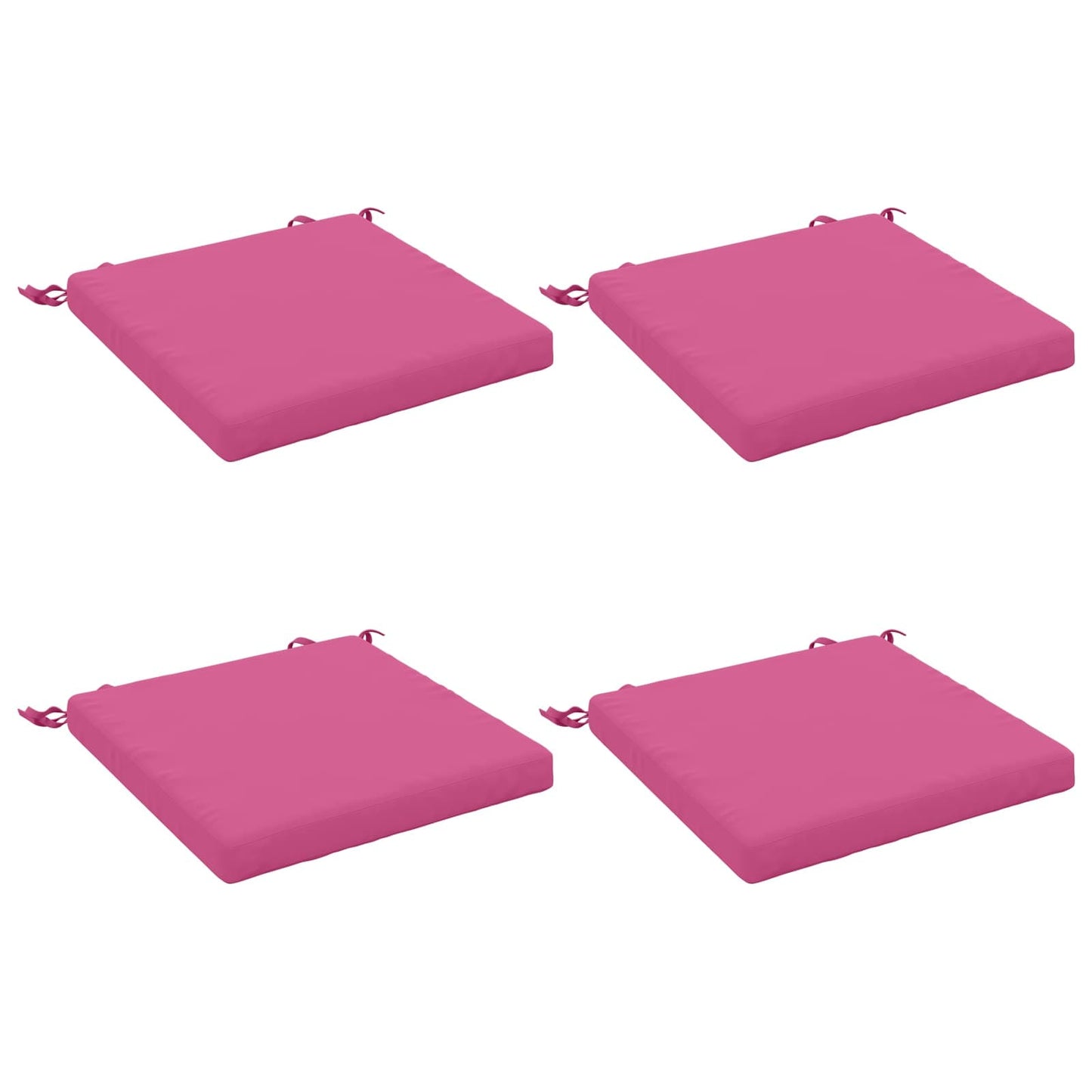 vidaXL 4-Piece Seat Cushions SOEST 4 pcs 100% Polyester Pink