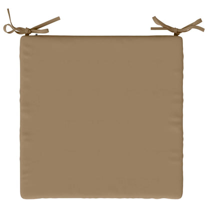 vidaXL 4-Piece Seat Cushions SOEST 4 pcs 100% Polyester Taupe