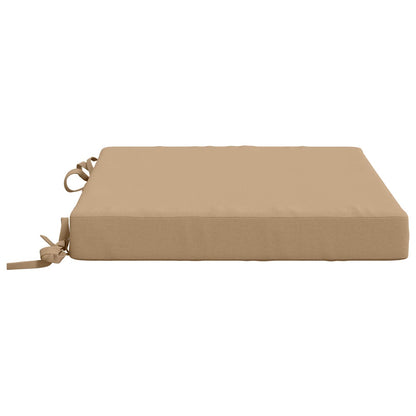 vidaXL 4-Piece Seat Cushions SOEST 4 pcs 100% Polyester Sand