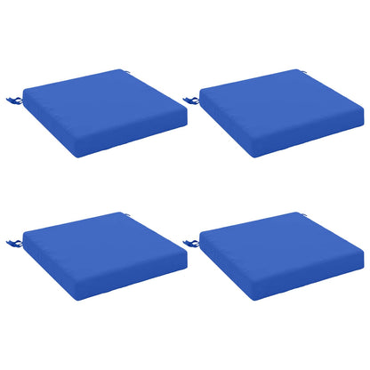 vidaXL 4-Piece Seat Cushions SOEST 4 pcs 100% Polyester Royal Blue