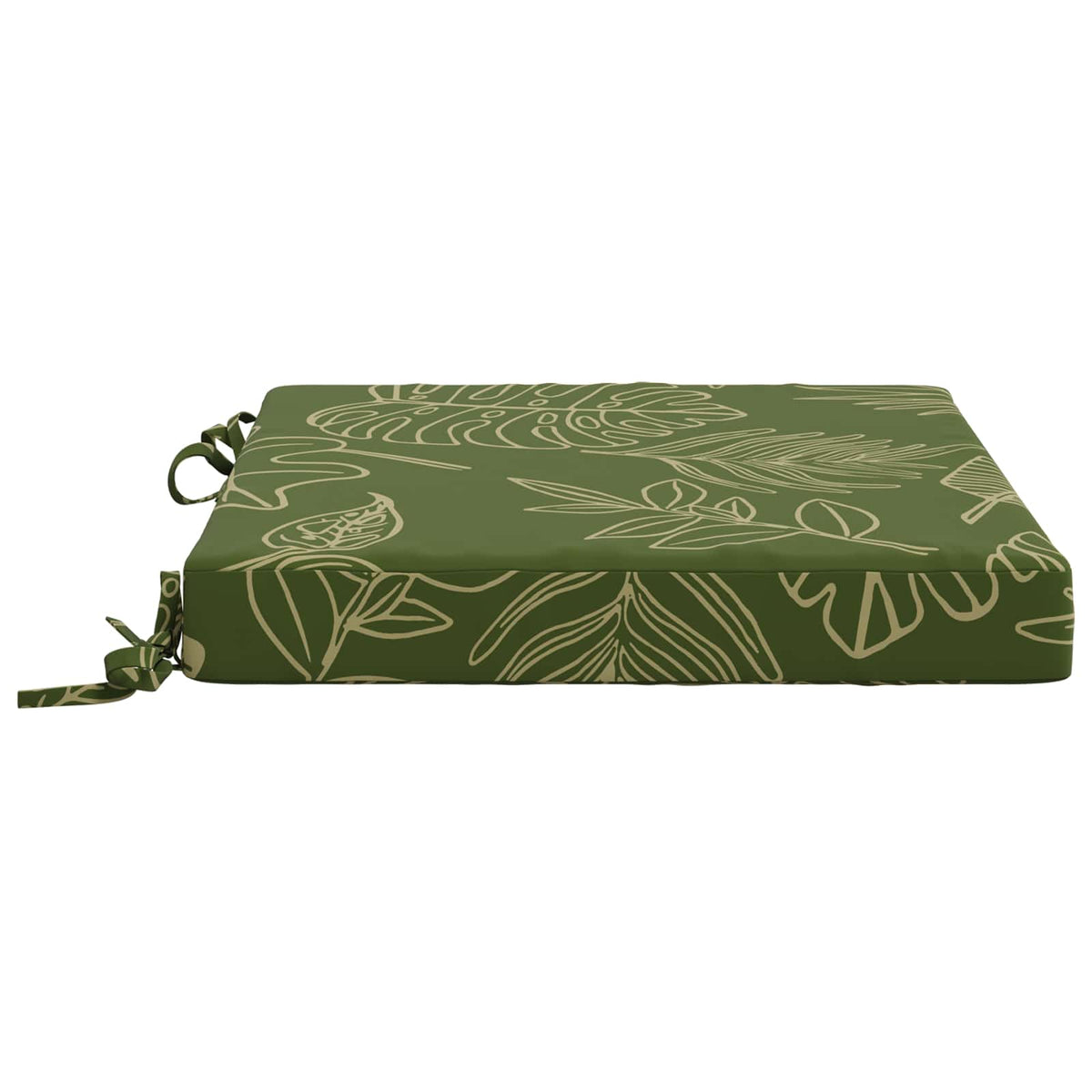 vidaXL 4-Piece Seat Cushions SOEST 4 pcs 100% Polyester Leaf Design