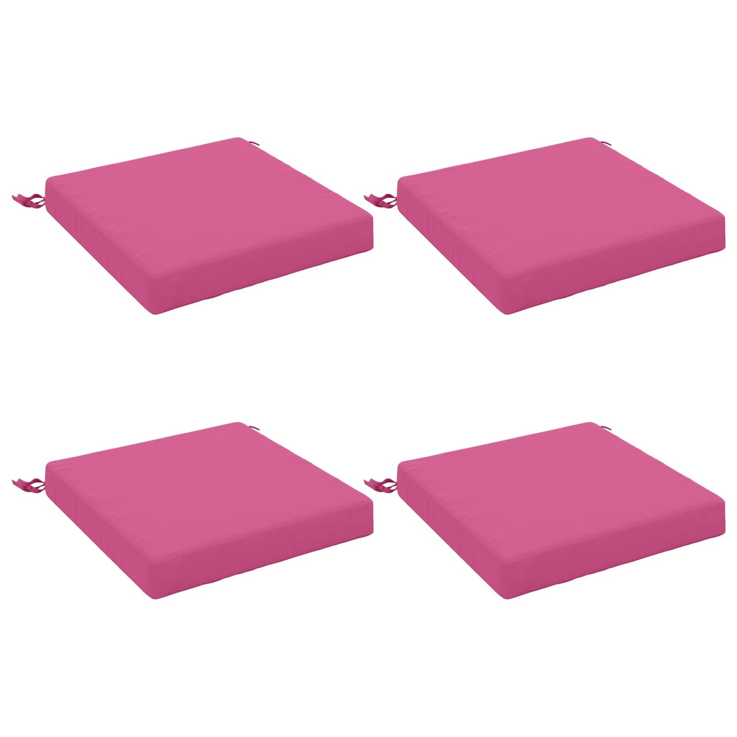 vidaXL 4-Piece Seat Cushions SOEST 4 pcs 100% Polyester Pink