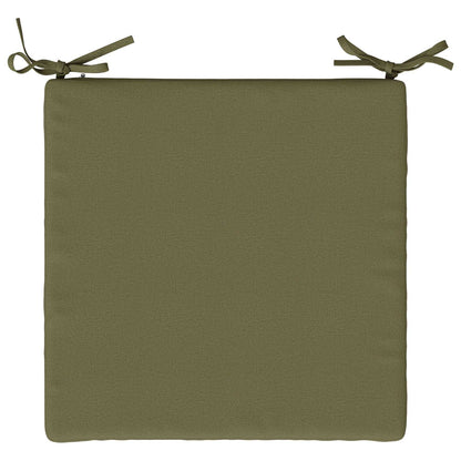 vidaXL 4-Piece Seat Cushions SOEST 4 pcs 100% Polyester Olive Green