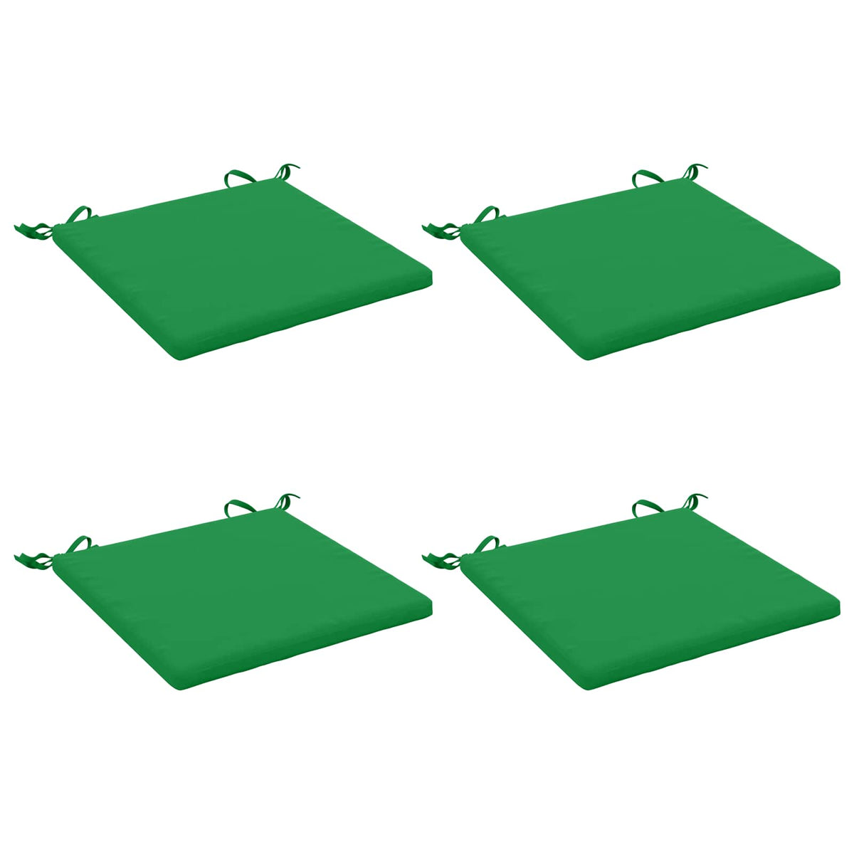 vidaXL 4-Piece Seat Cushions SOEST 4 pcs 100% Polyester Green