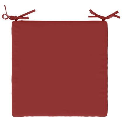 vidaXL 4-Piece Seat Cushions SOEST 4 pcs 100% Polyester Wine Red