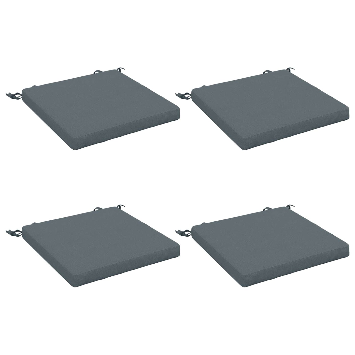 vidaXL 4-Piece Seat Cushions SOEST 4 pcs 100% Polyester Blue