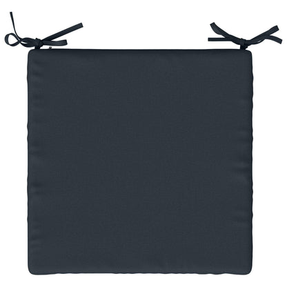 vidaXL Seat Cushions SOEST 4 pcs 100% Polyester Dark Blue