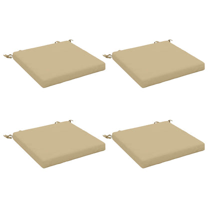 vidaXL 4-Piece Seat Cushions SOEST 4 pcs 100% Polyester Beige