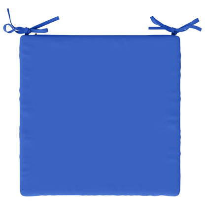 vidaXL 4-Piece Seat Cushions SOEST 4 pcs 100% Polyester Royal Blue