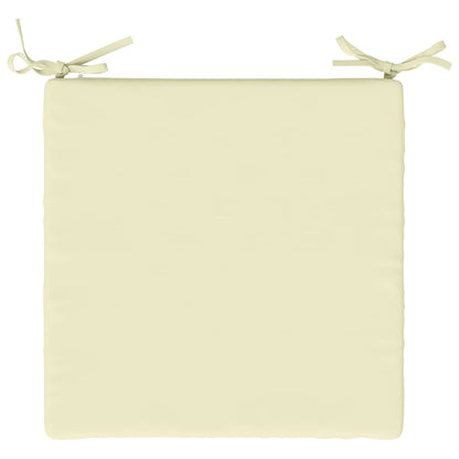vidaXL 4-Piece Seat Cushions SOEST 4 pcs 100% Polyester Cream