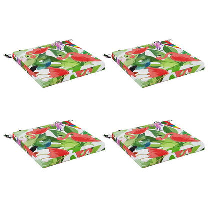 vidaXL 4-Piece Seat Cushions SOEST 4 pcs 100% Polyester Multicolour