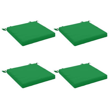 vidaXL 4-Piece Seat Cushions SOEST 4 pcs 100% Polyester Green