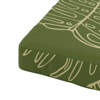 vidaXL 4-Piece Seat Cushions SOEST 4 pcs 100% Polyester Leaf Design