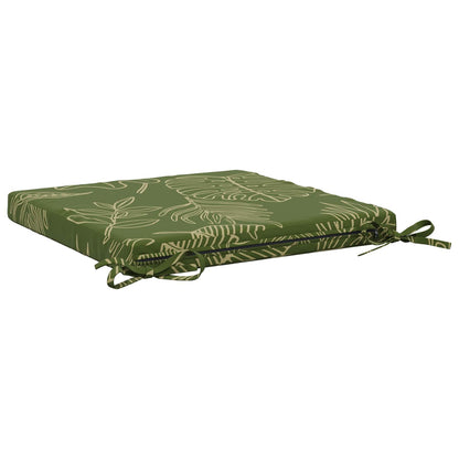 vidaXL 4-Piece Seat Cushions SOEST 4 pcs 100% Polyester Leaf Design