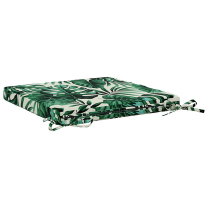 vidaXL 4-Piece Seat Cushions SOEST 4 pcs 100% Polyester Leaf Pattern