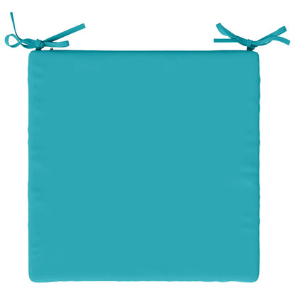 vidaXL 4-Piece Seat Cushions SOEST 4 pcs 100% Polyester Turquoise