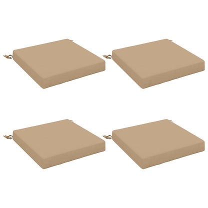 vidaXL 4-Piece Seat Cushions SOEST 4 pcs 100% Polyester Sand