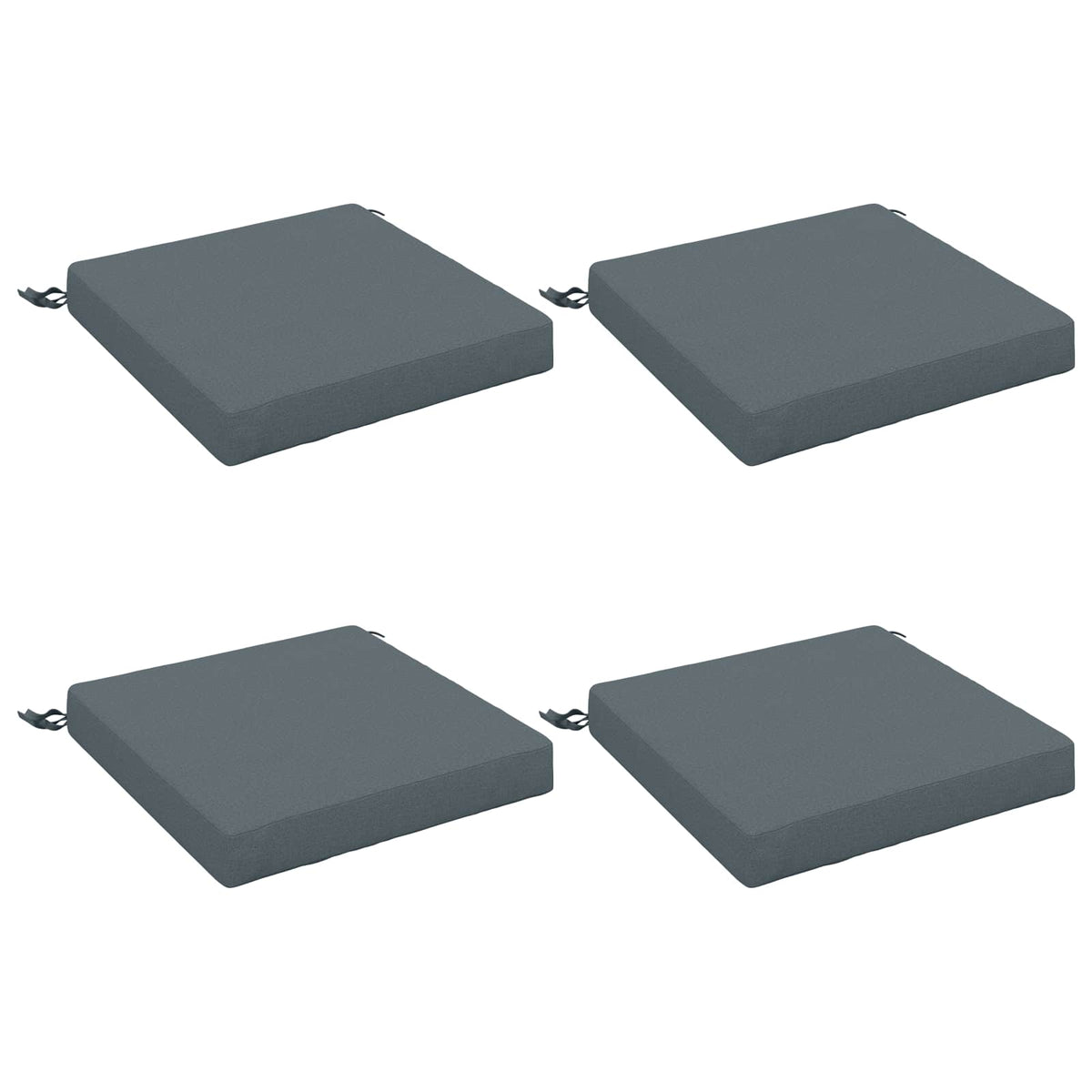 vidaXL 4-Piece Seat Cushions SOEST 4 pcs 100% Polyester Blue