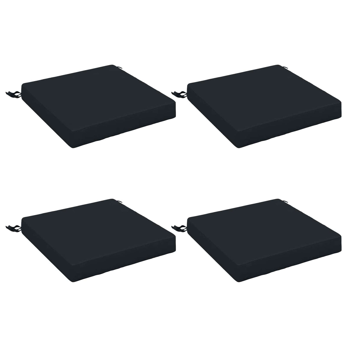 vidaXL 4-Piece Seat Cushions SOEST 4 pcs 100% Polyester Dark Blue