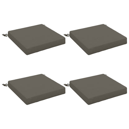 vidaXL 4-Piece Seat Cushions SOEST 4 pcs 100% Polyester Grey