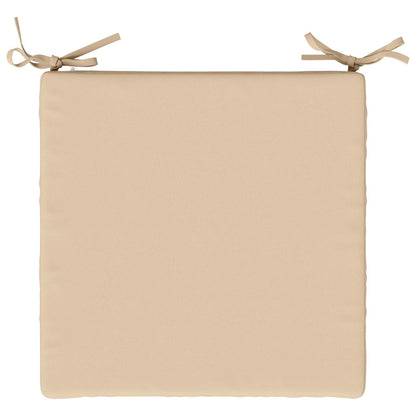 vidaXL 4-Piece Seat Cushions SOEST 4 pcs 100% Polyester Cream