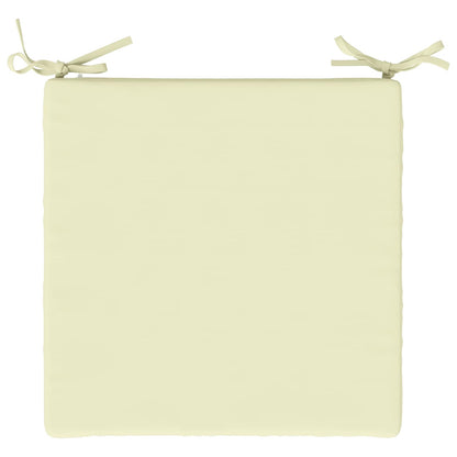 vidaXL 4-Piece Seat Cushions SOEST 4 pcs 100% Polyester Cream