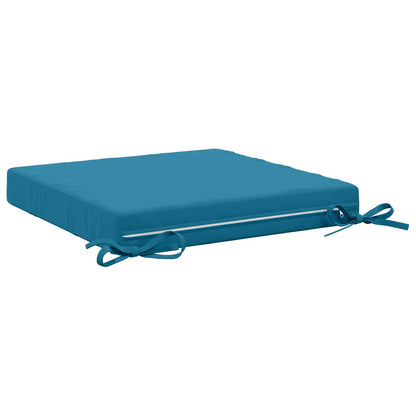 vidaXL 4-Piece Seat Cushions SOEST 4 pcs 100% Polyester Light Blue