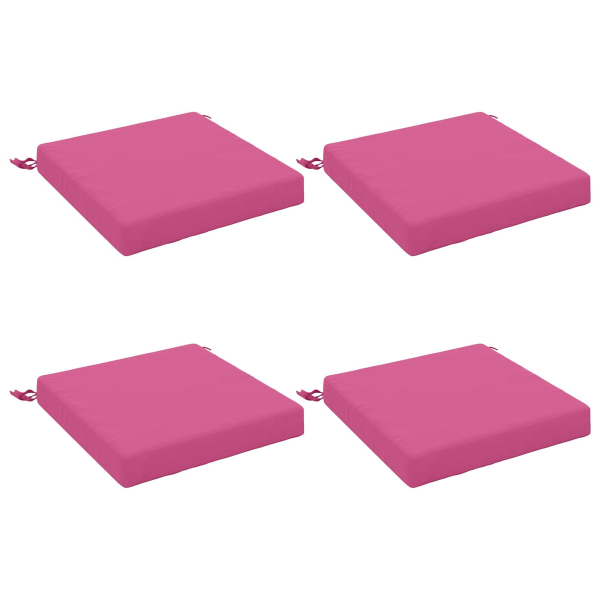 vidaXL 4-Piece Seat Cushions SOEST 4 pcs 100% Polyester Pink