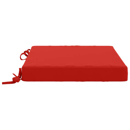 vidaXL 4-Piece Seat Cushions SOEST 4 pcs 100% Polyester Red