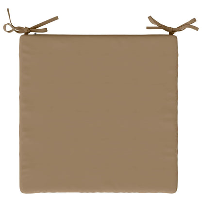 vidaXL 4-Piece Seat Cushions SOEST 4 pcs 100% Polyester Taupe