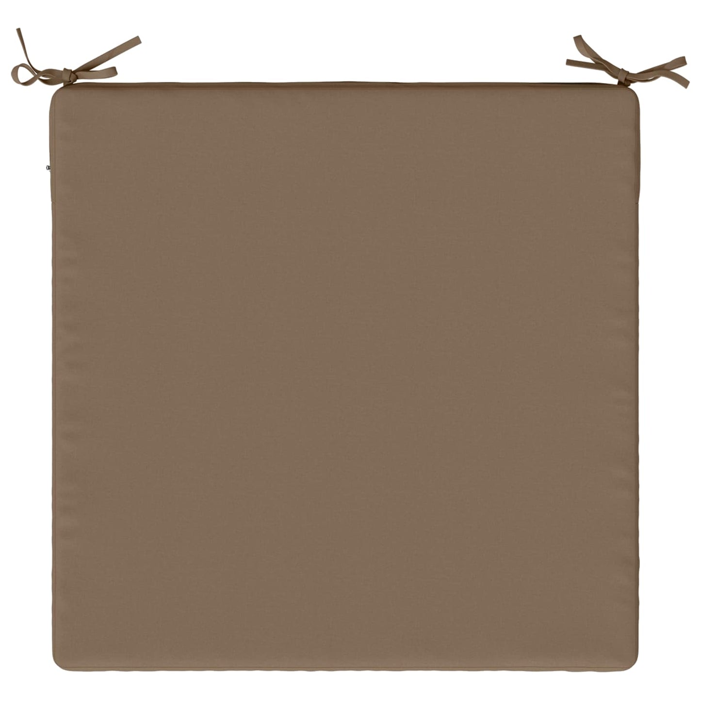 vidaXL 1-Piece Seat Cushion SOEST 100% Polyester Taupe 60 x 60 x 3 cm