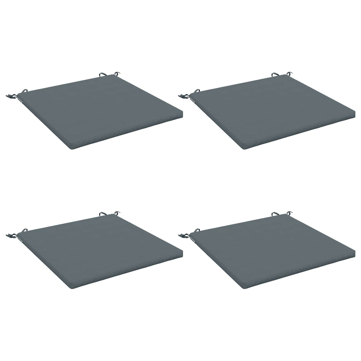 vidaXL 4-Piece Seat Cushions SOEST 4 pcs 100% Polyester Blue