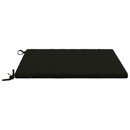 vidaXL 1-Piece Seat Cushion SOEST 100% Polyester Black 60 x 60 x 3 cm