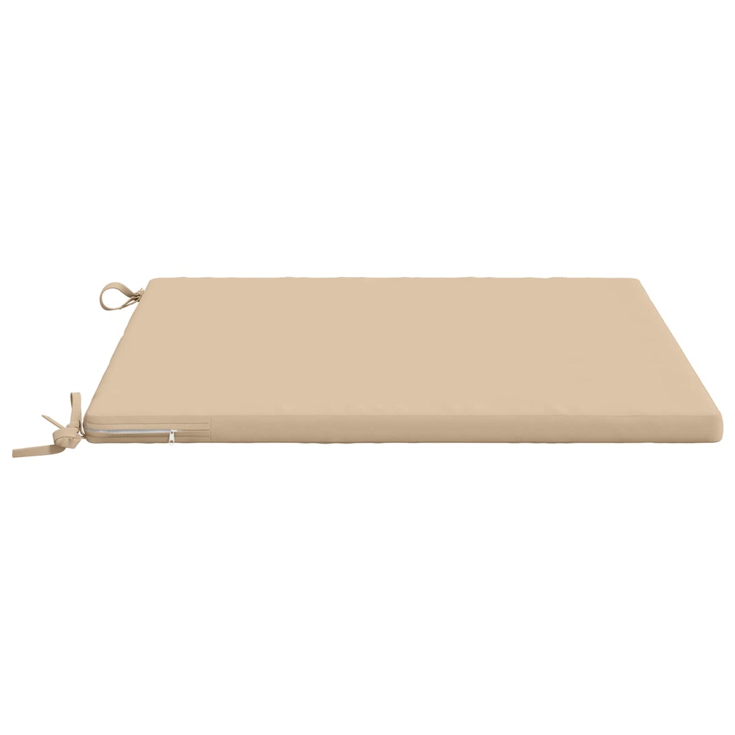 vidaXL 1-Piece Seat Cushion SOEST 100% Polyester Cream 60 x 60 x 3 cm
