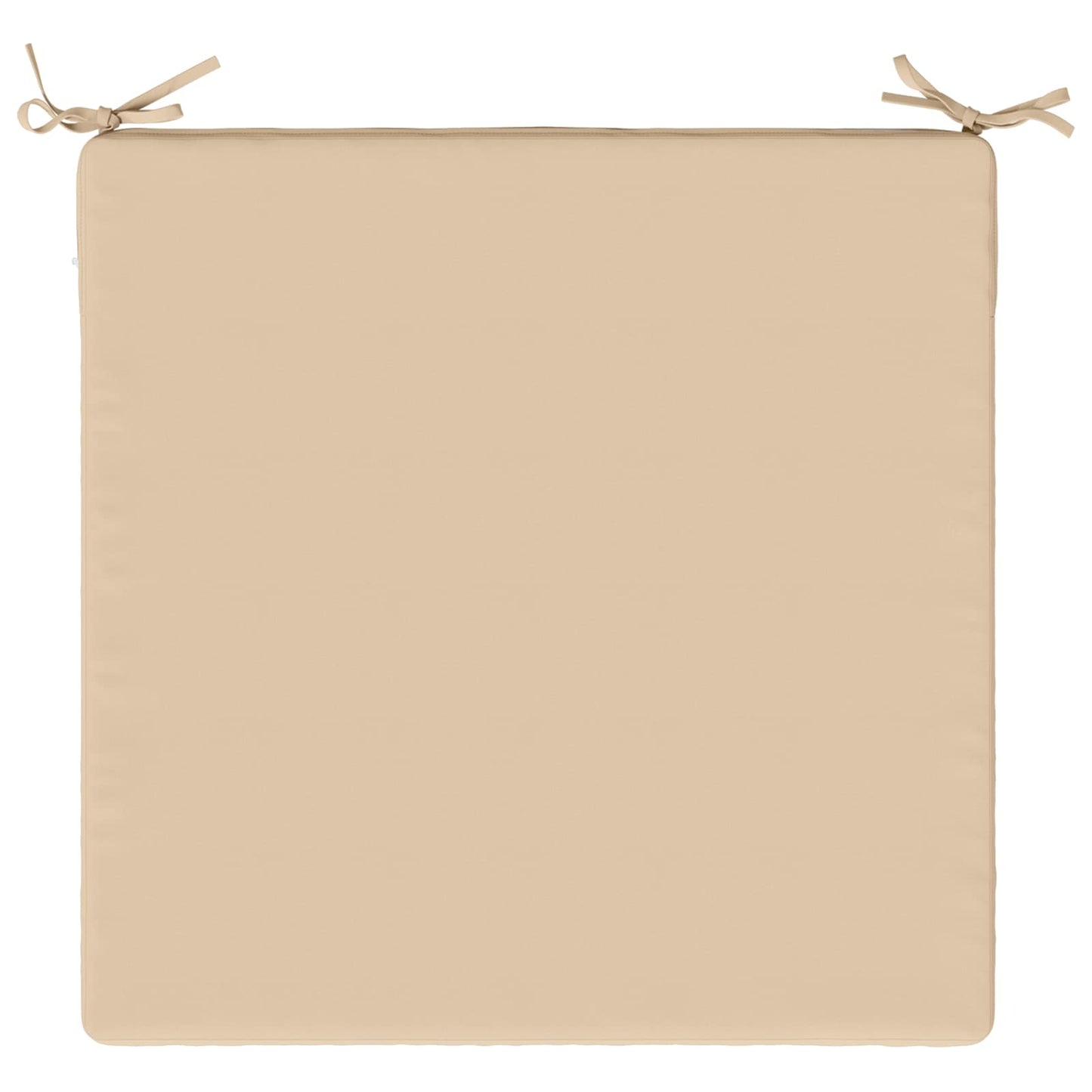 vidaXL 1-Piece Seat Cushion SOEST 100% Polyester Cream 60 x 60 x 3 cm